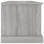 Baúl almacenaje madera contrachapada gris sonoma 70x40x38 cm