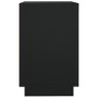 Mesquemobles  Taburetes de oficina 2 uds. cuero sintético negro 35,5x98 cm
