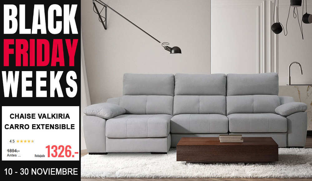 Chaise extensible blackfriday en valencia