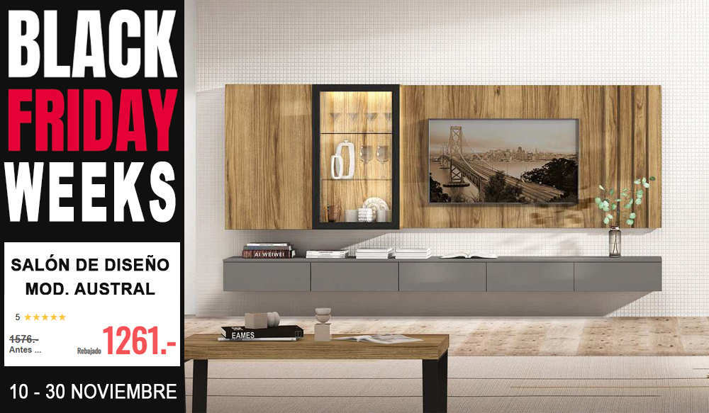 Mueble de salon blackfriday en valencia