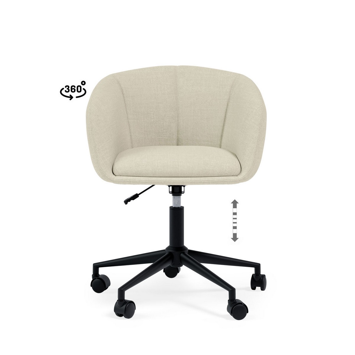  silla oficina arizona beige. Modelo 00OF101025, imagen 3
