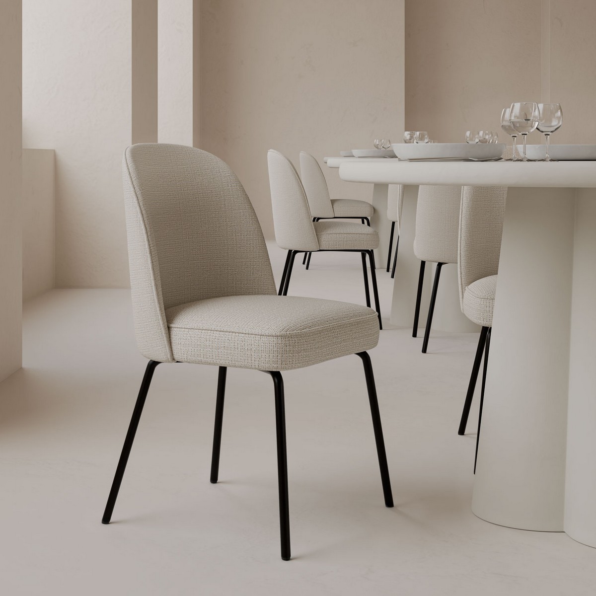  silla maxime beige. Modelo 00SL120925, imagen 2