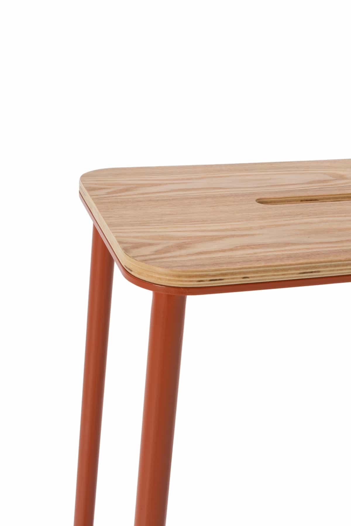  taburete abba roble-pata teja 2p-caja. Modelo 19002, imagen 4