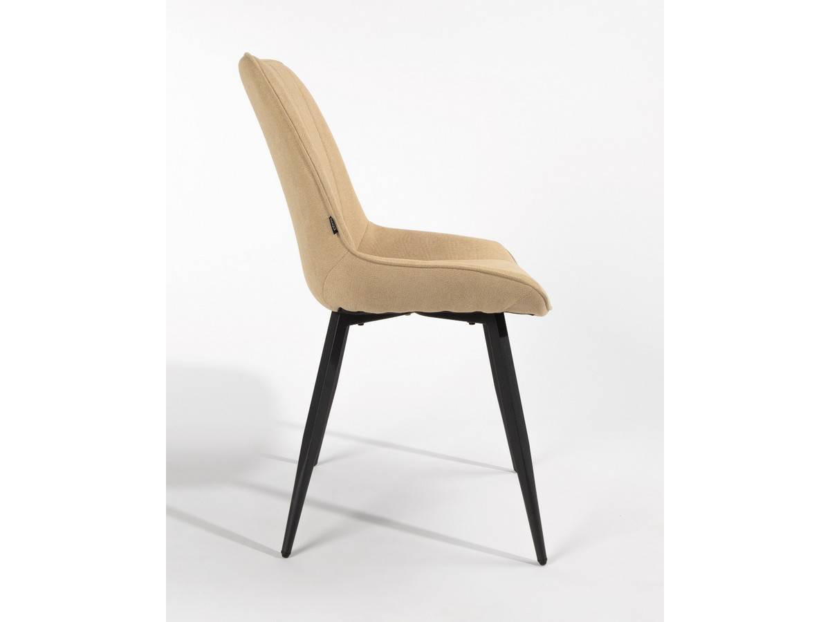  silla moderna en crema, con estructura de metal para comedores elegantes. Modelo BGL-ANKARA-CREMA, imagen 13