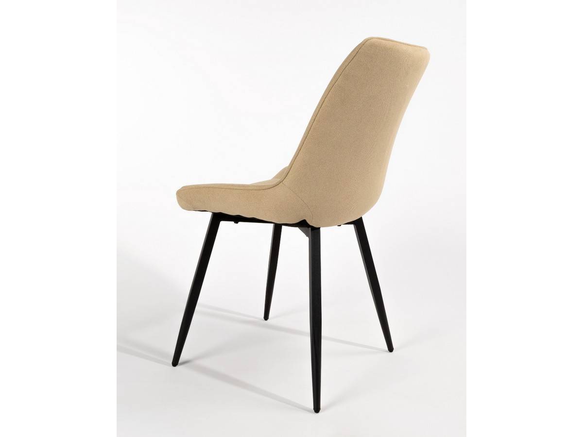  silla moderna en crema, con estructura de metal para comedores elegantes. Modelo BGL-ANKARA-CREMA, imagen 14