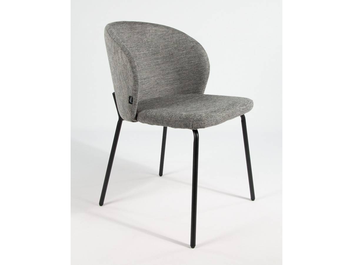  silla bergen con tapizado mostaza y patas metálicas negras. Modelo BGL-BERGEN, imagen 7