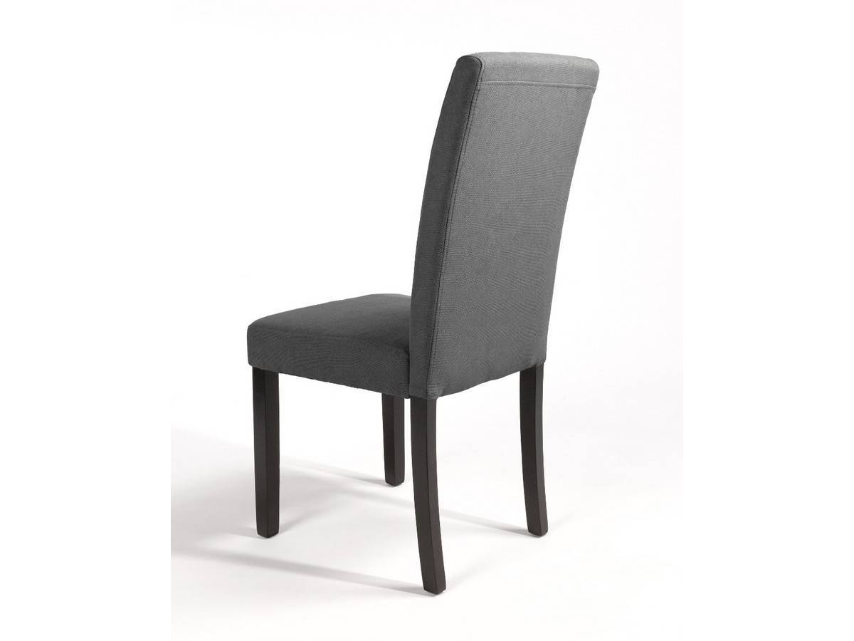  silla de comedor en gris oscuro con patas de madera para ambientes elegantes. Modelo BGL-CAIRO-GRIS30, imagen 5
