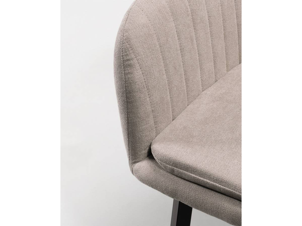  sillón moderno en color gris perla con patas metálicas negras. Modelo BGL-CHICAGO-PERLA, imagen 9