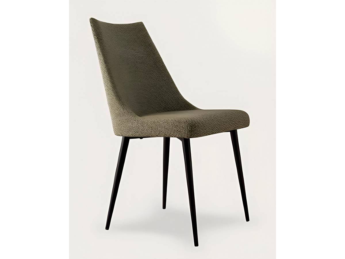  moderna silla  comedor  denver  en un bonito color mostaza con asiento y respaldo tapizados y patas metal negras.. Modelo BGL-DENVER-MOSTAZA, imagen 4