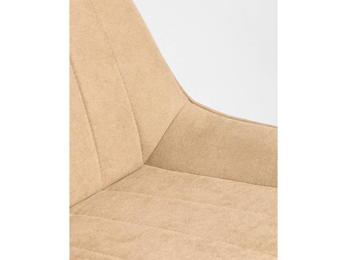  silla tapizada en crema, con patas cromadas, moderna y elegante. Modelo BGL-ESTAMBUL-CREMA, imagen 7