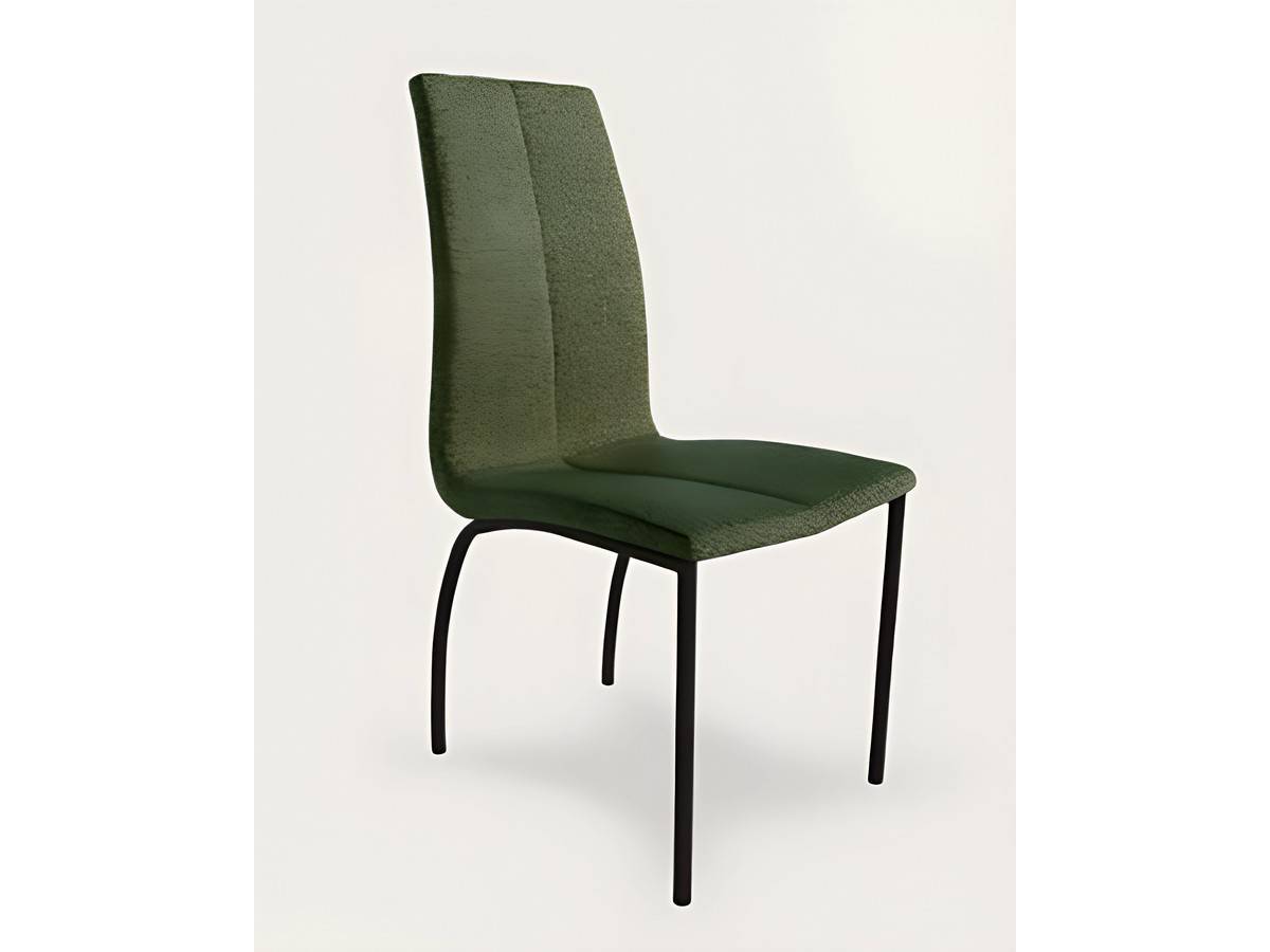  silla moderna en gris perla, con patas metálicas negras. Modelo BGL-NIZA-GRISPERLA, imagen 4