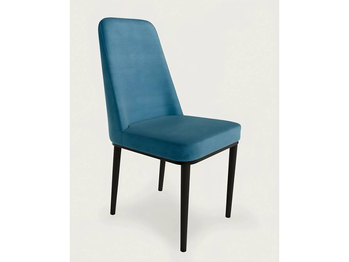  silla moderna de metal en color gris claro con patas negras. Modelo BGL-OSLO-GRIS, imagen 10