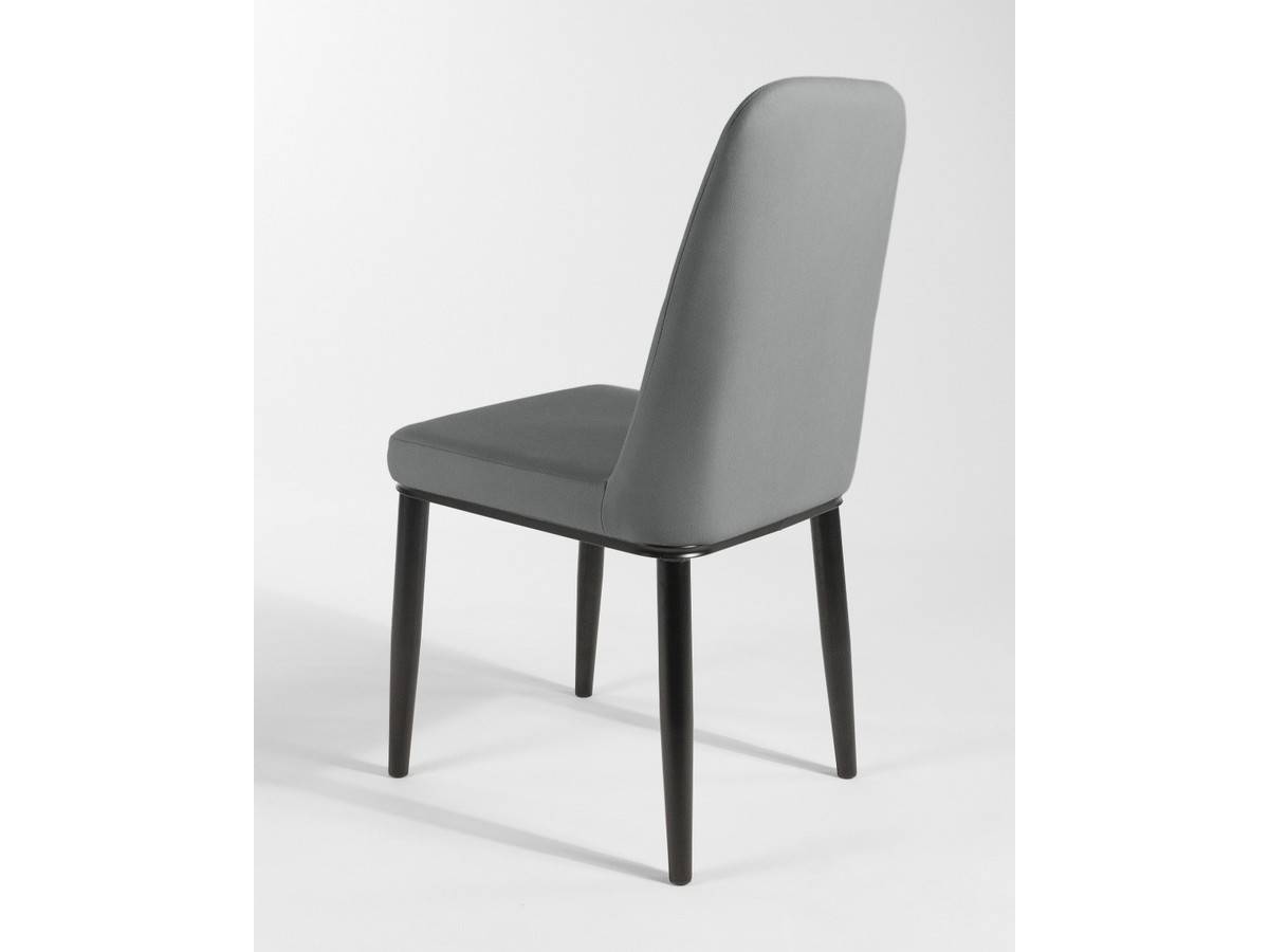  silla moderna de metal en color gris claro con patas negras. Modelo BGL-OSLO-GRIS, imagen 13