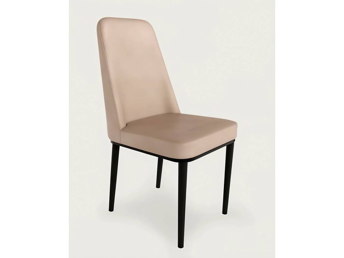  silla moderna de metal en color gris claro con patas negras. Modelo BGL-OSLO-GRIS, imagen 6