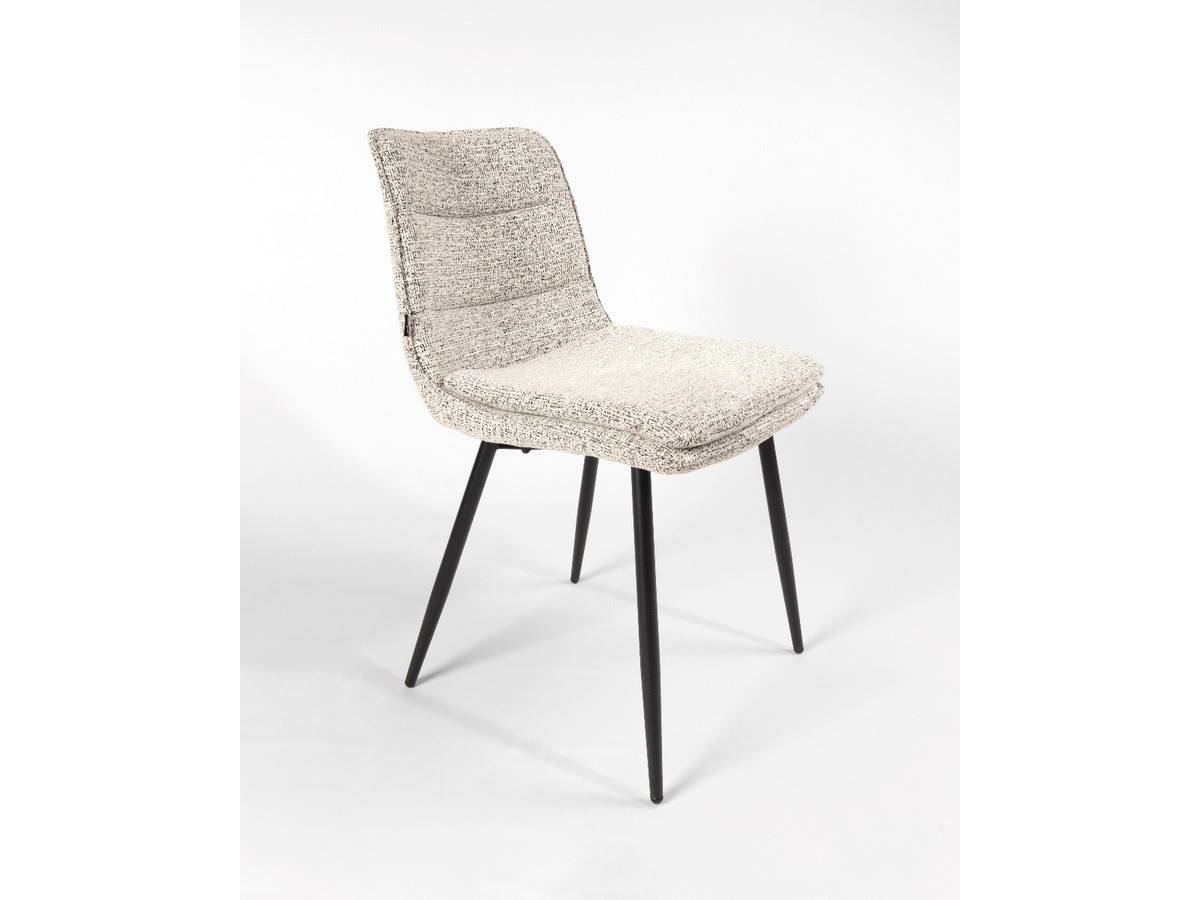  silla sintra con tapizado antracita y patas metálicas negras. Modelo BGL-SINTRA, imagen 2