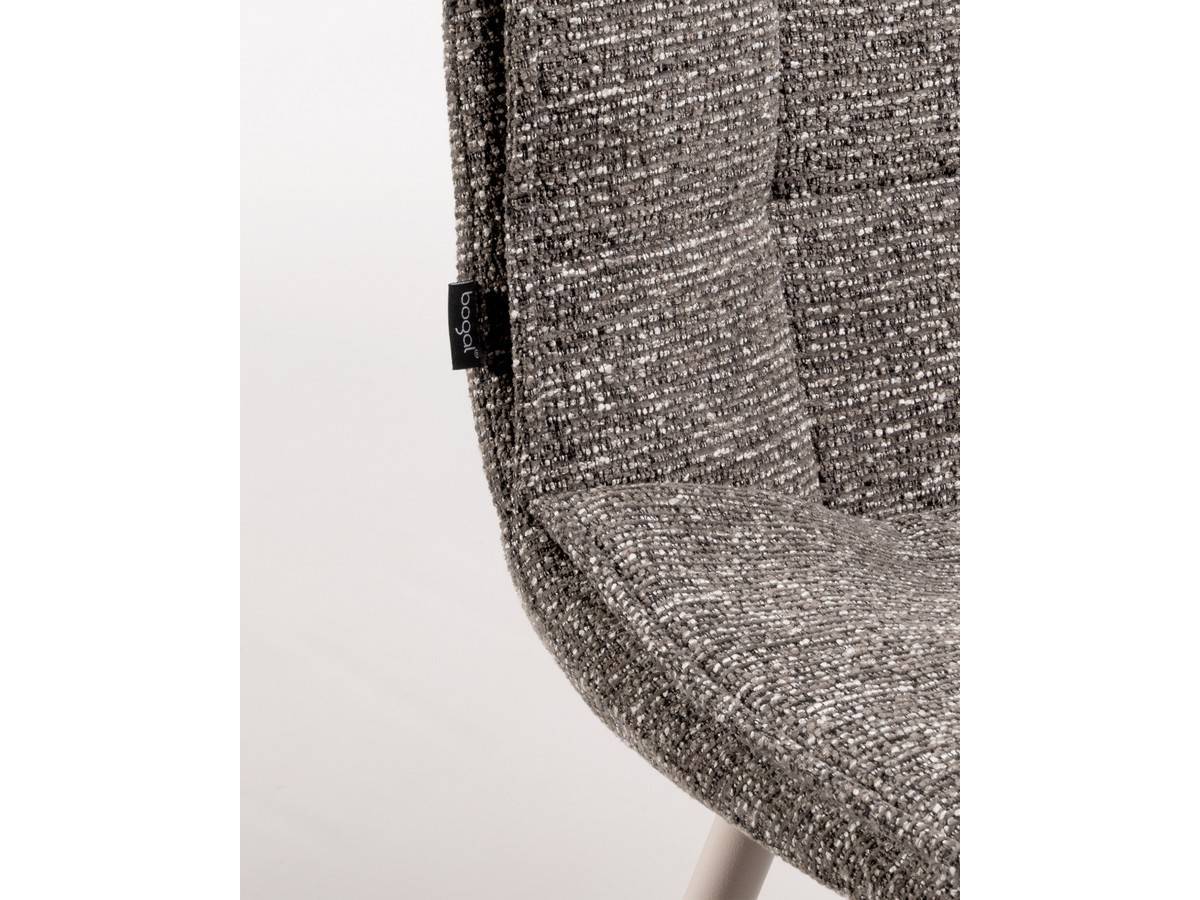  silla torino con tapizado antracita y patas metálicas marfil. Modelo BGL-TORINO, imagen 11