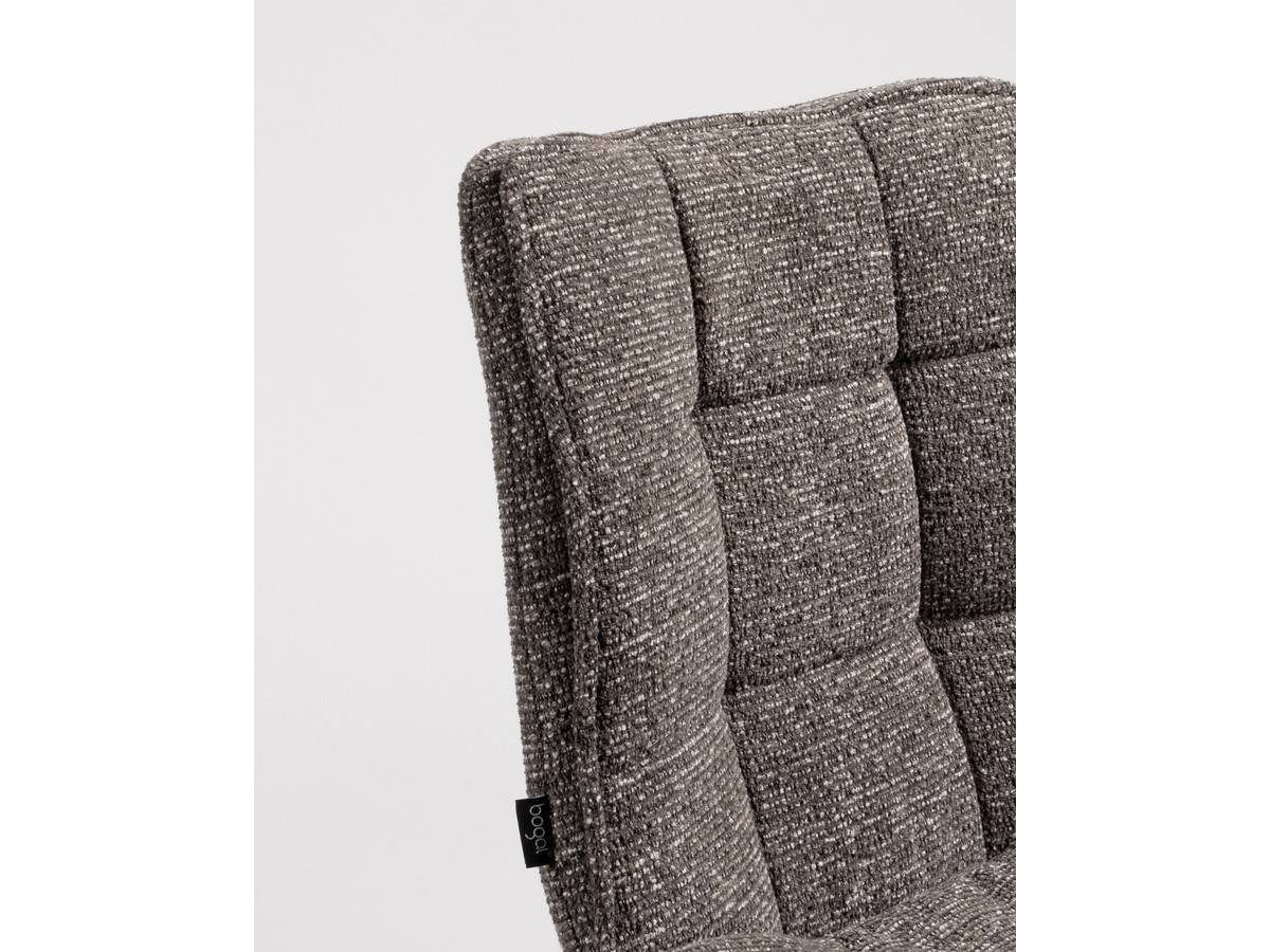  silla torino con tapizado antracita y patas metálicas marfil. Modelo BGL-TORINO, imagen 10