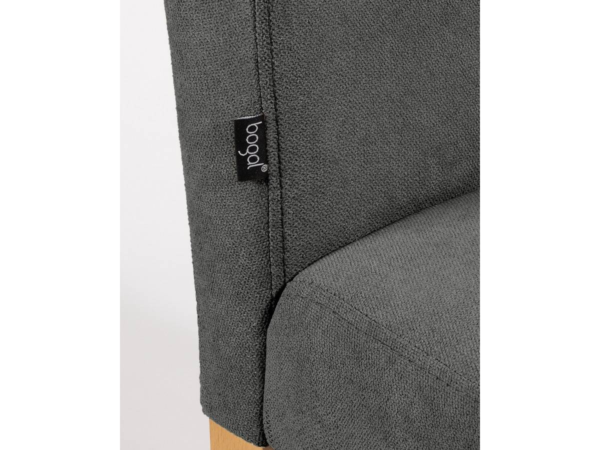  silla moderna de madera con patas de haya y tapizado gris. Modelo BGL-VIENA-GRIS03, imagen 8