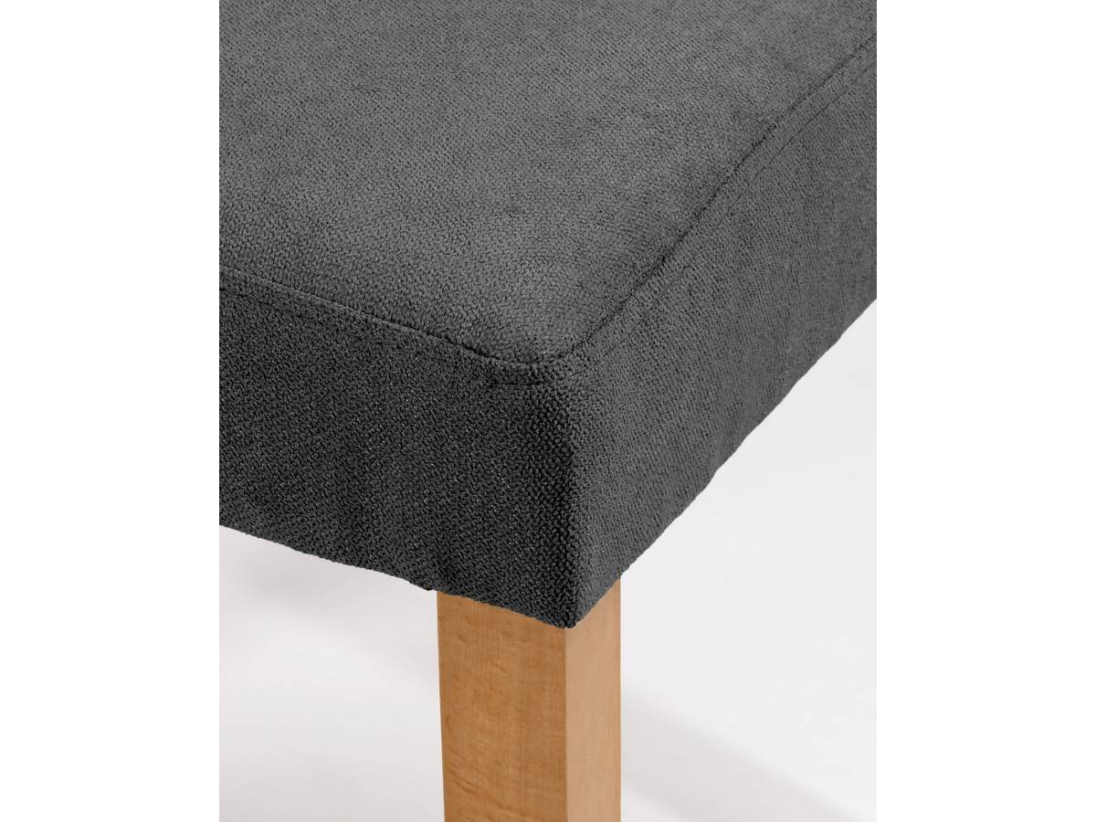  silla moderna de madera con patas de haya y tapizado gris. Modelo BGL-VIENA-GRIS03, imagen 9