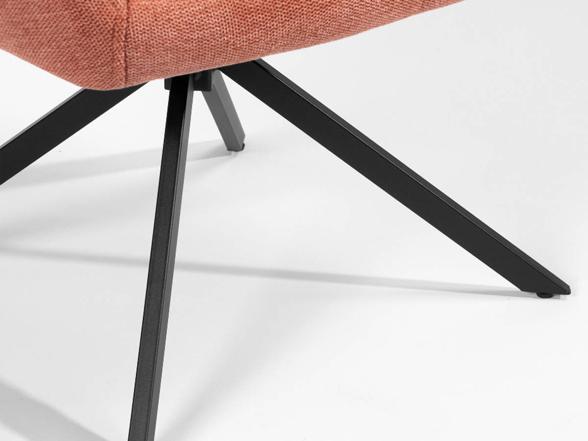  silla  comedor  moderna giratoria.180 bergamo tapizados a elegir y patas metal negras. Modelo SILLA-BERGAMO-BGL, imagen 12