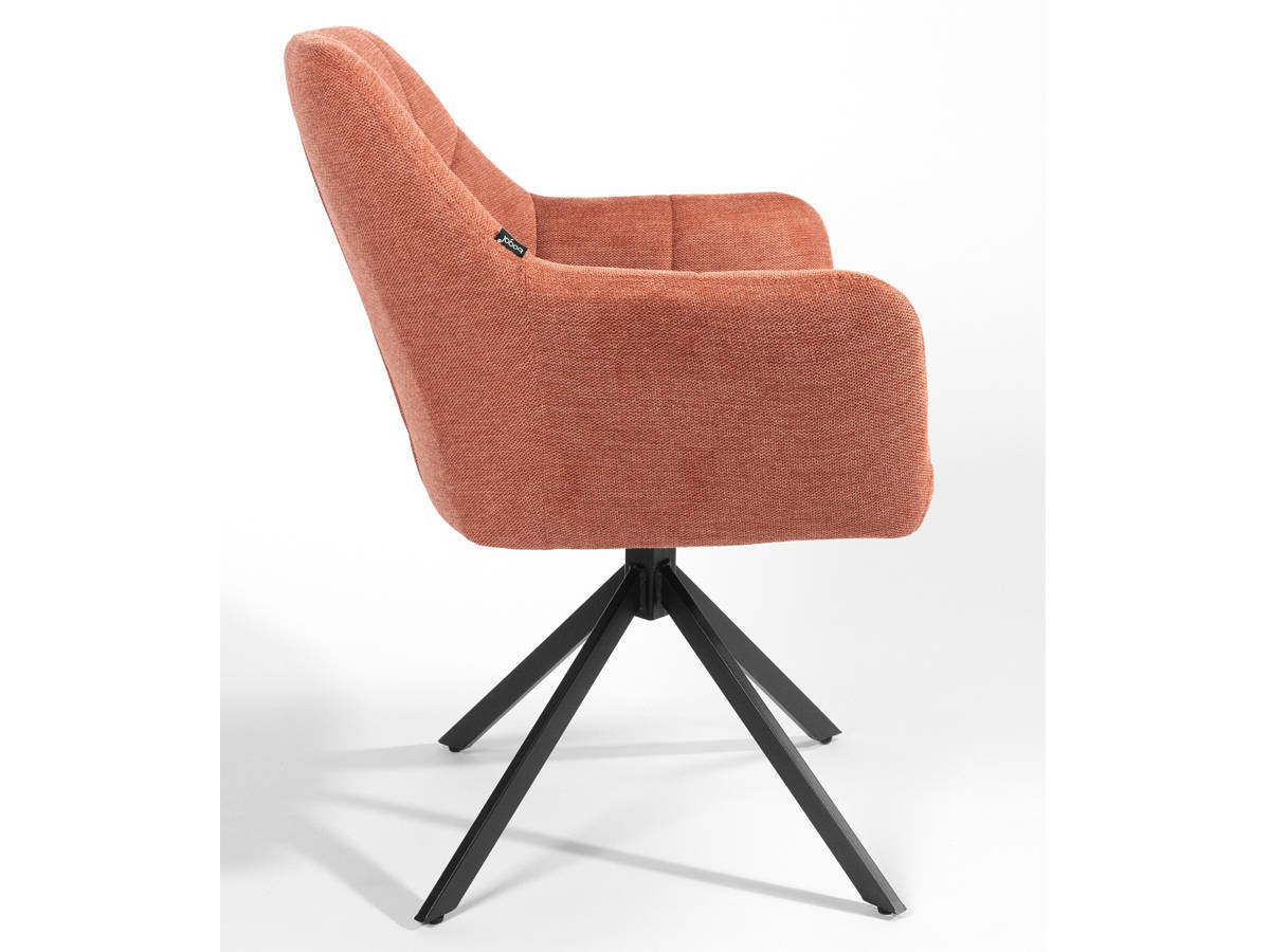  silla  comedor  moderna giratoria.180 bergamo tapizados a elegir y patas metal negras. Modelo SILLA-BERGAMO-BGL, imagen 8