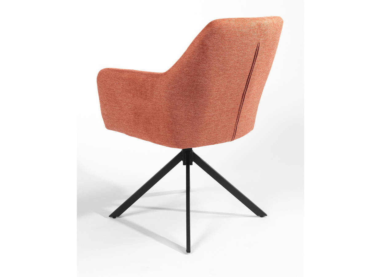  silla  comedor  moderna giratoria.180 bergamo tapizados a elegir y patas metal negras. Modelo SILLA-BERGAMO-BGL, imagen 9