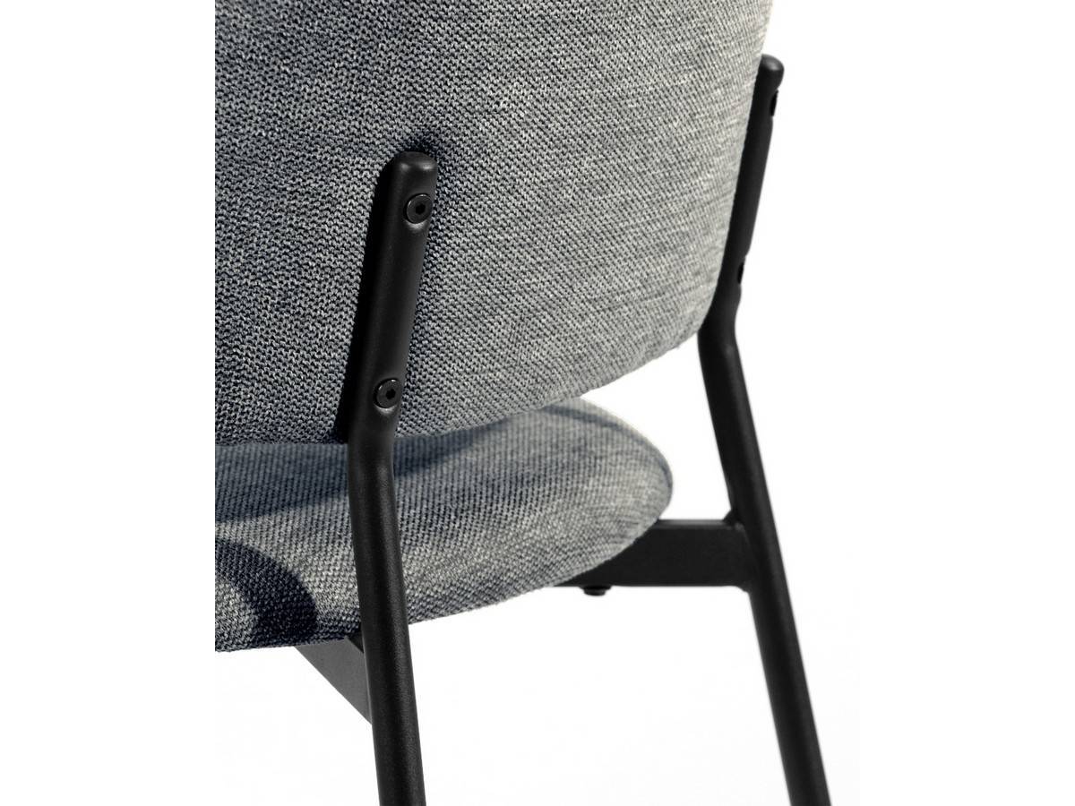  silla moderna gante  tapizados a elegir y patas metal negras. Modelo SILLA-GANTE-BGL, imagen 13