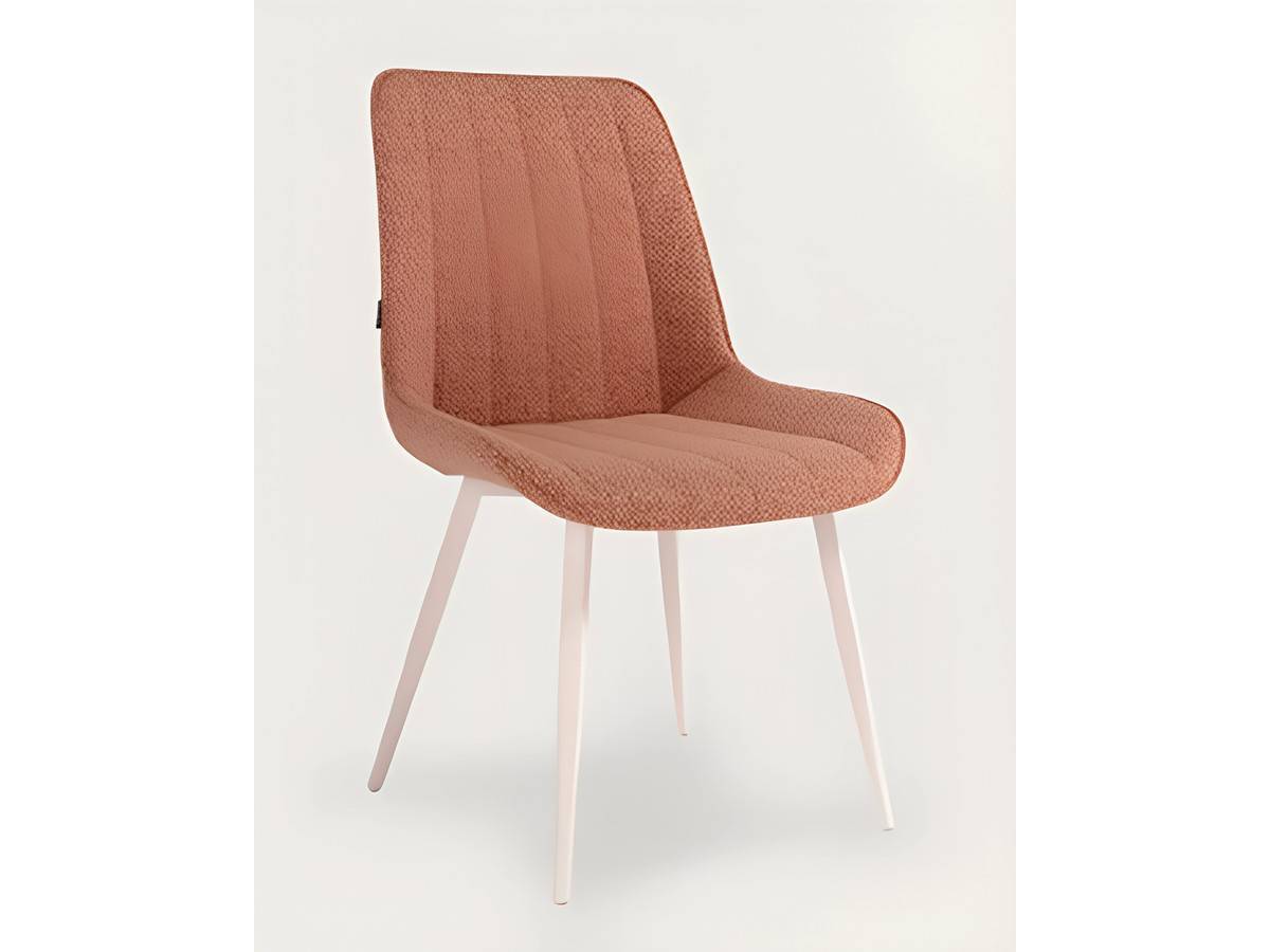  silla  comedor  moderna helsinki con patas marfil en metal  y tapizados a elegir. Modelo SILLA-HELSINKI-PATAS-MARFIL-VERDE-38, imagen 5