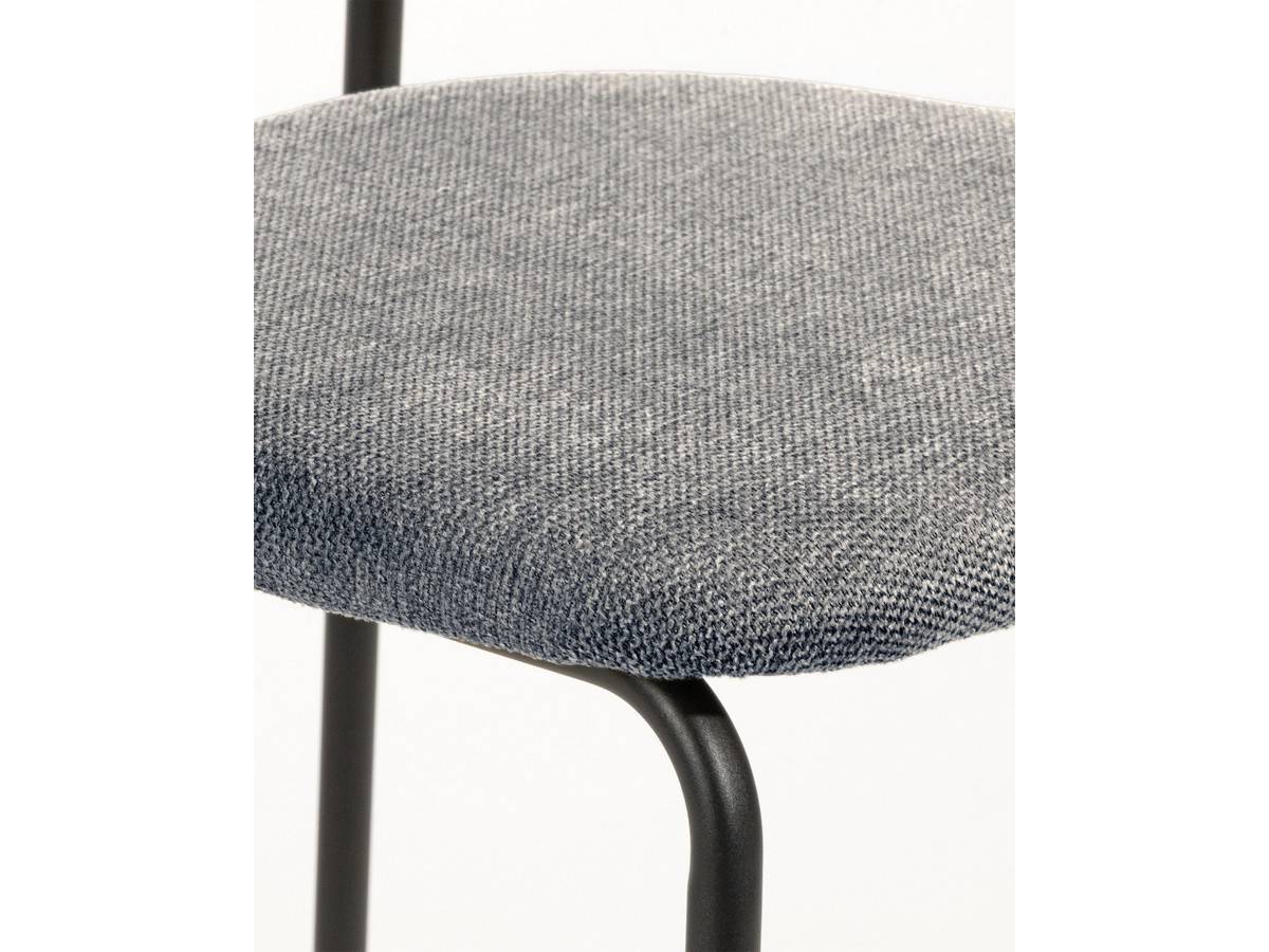  silla  comedor  kobe moderna con  tapizados a elegir y patas metal negras. Modelo SILLA-KOBE-BGL, imagen 10