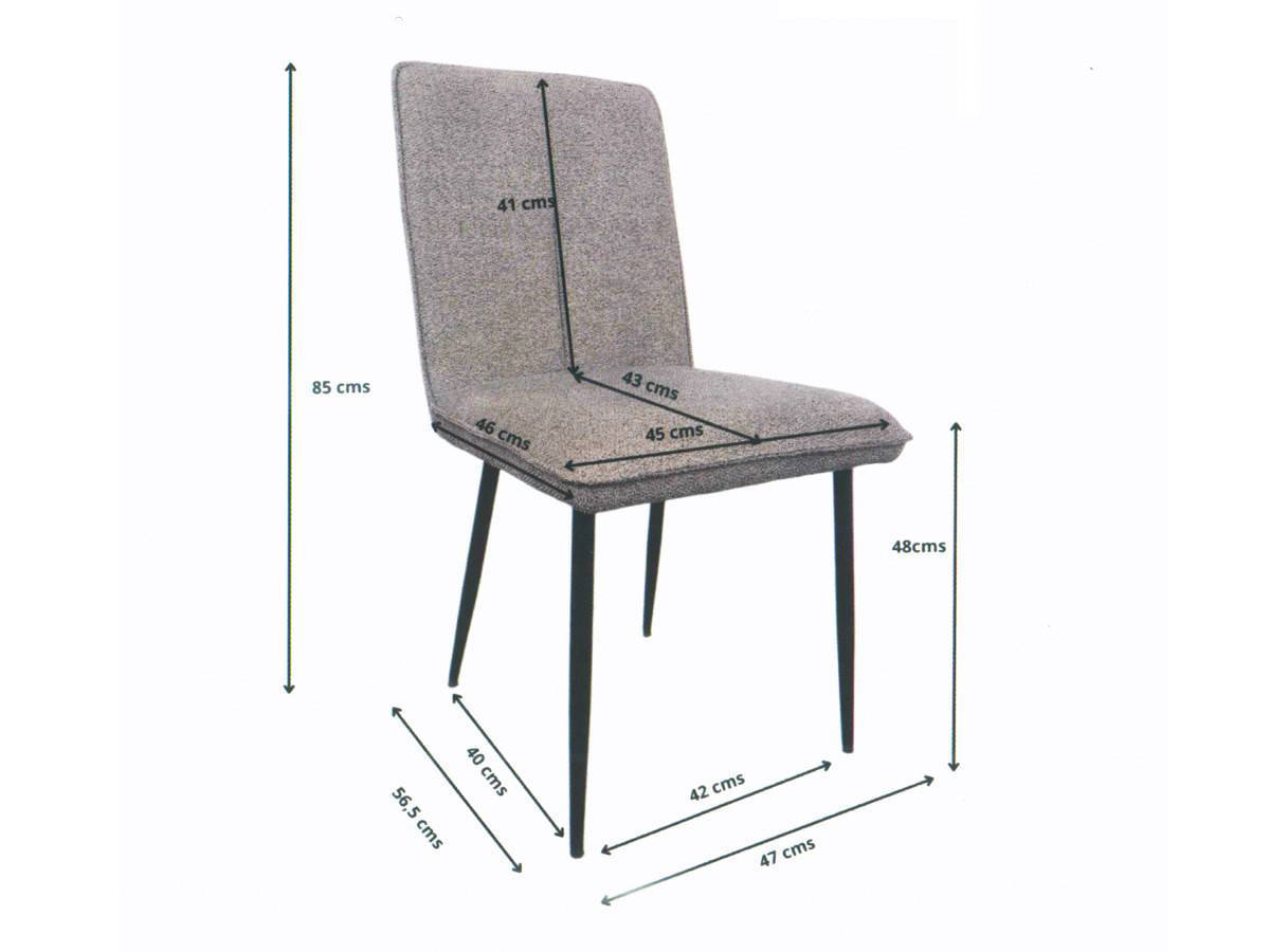  silla zoe pata negra con varios tapizados. Modelo ZOE-VIALE, imagen 4