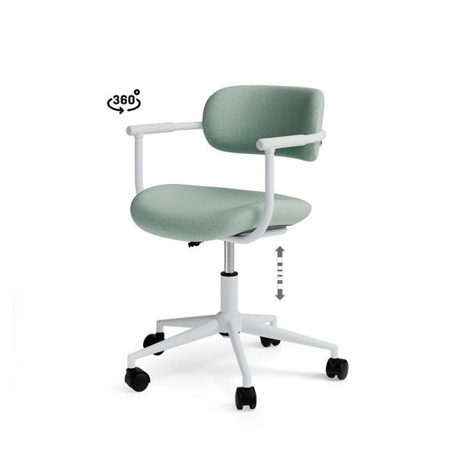 Silla oficina oxford menta 00OF100128 - Imagen 1
