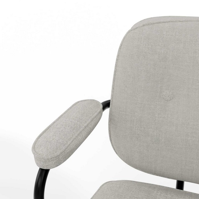 Silla oficina columbia gris claro 00OF100221 - Imagen 6