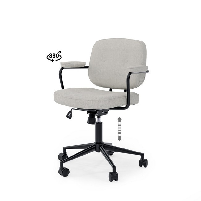 Silla oficina columbia gris claro 00OF100221 - Imagen 1