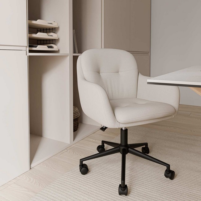 Silla oficina ontario beige 00OF100625 - Imagen 2