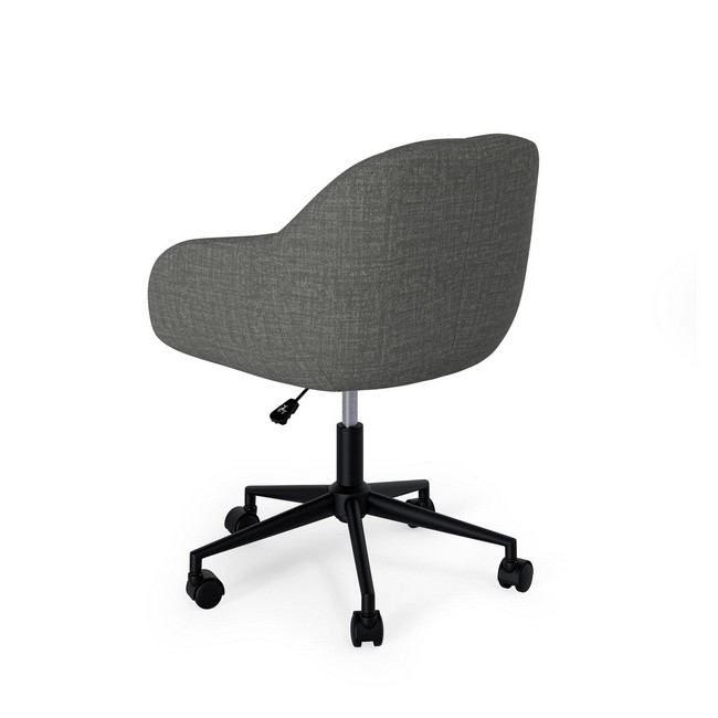 Silla oficina canterbury gris oscuro 00OF100722 - Imagen 2