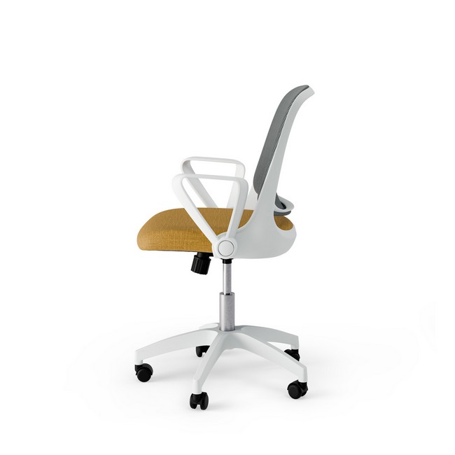 Silla oficina siracusa mostaza 00OF100827 - Imagen 3