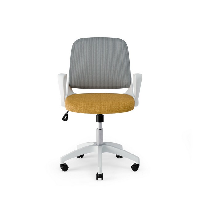 Silla oficina siracusa mostaza 00OF100827 - Imagen 4