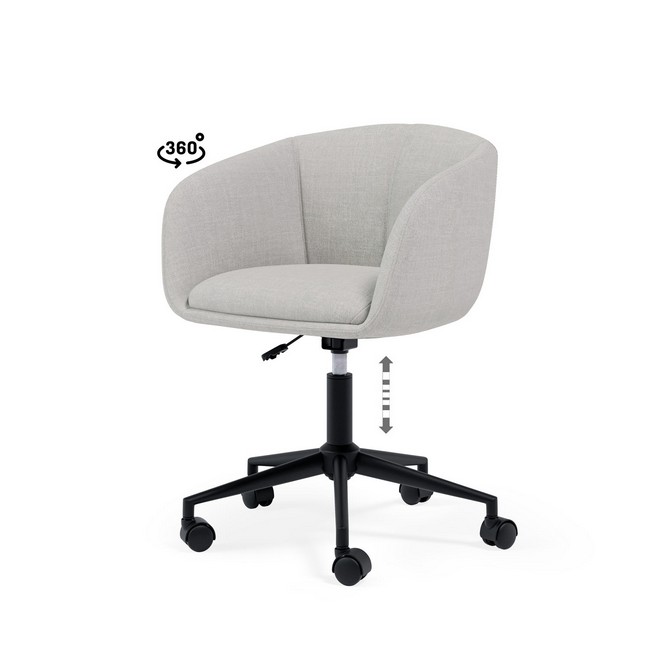 Silla oficina arizona gris claro 00OF101021 - Imagen 1