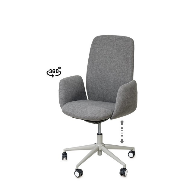 Silla oficina british gris 00OF101921 - Imagen 1
