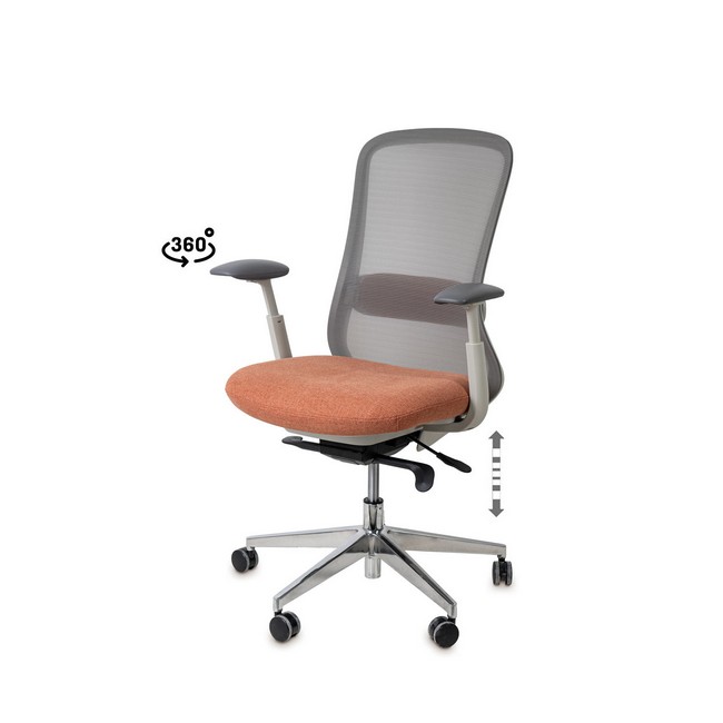 Silla oficina emory terracota 00OF102234 - Imagen 1