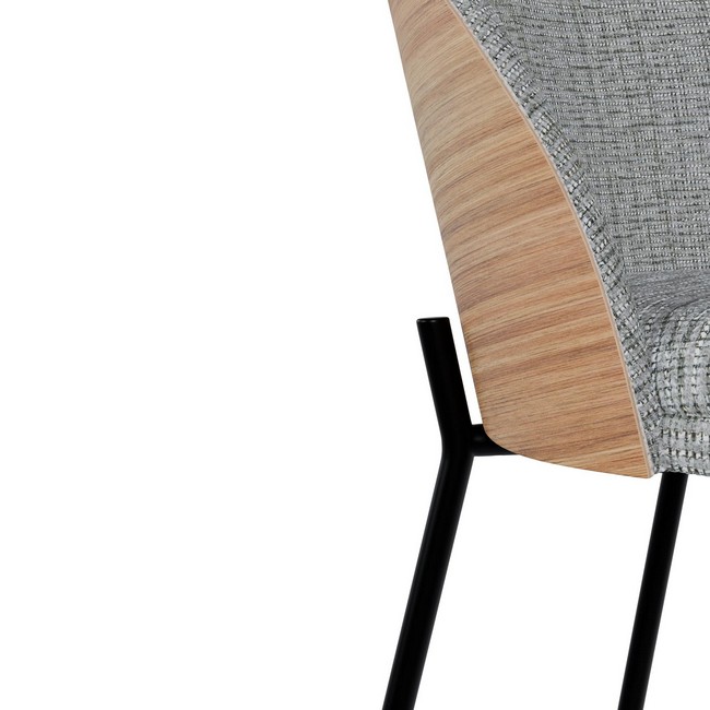 Taburete aidan gris 00SL119421 - Imagen 6