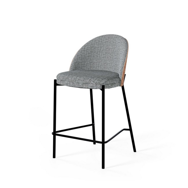 Taburete aidan gris 00SL119421 - Imagen 1