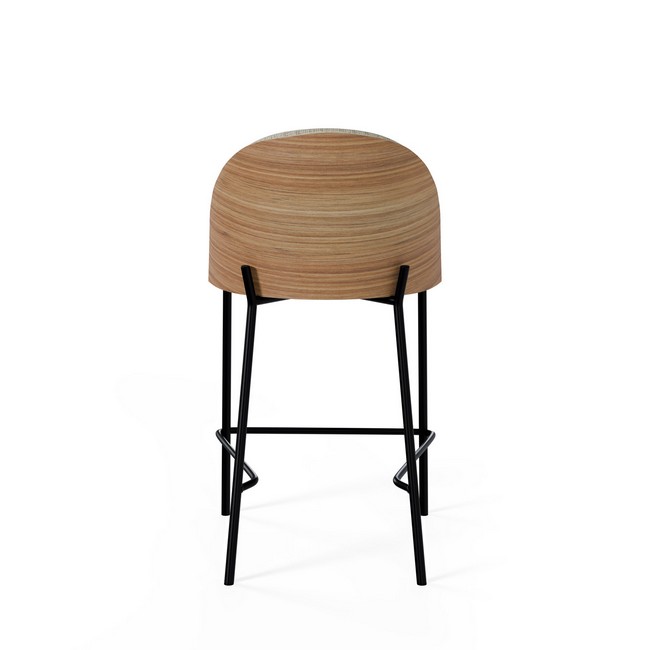 Taburete aidan taupe 00SL119430 - Imagen 5