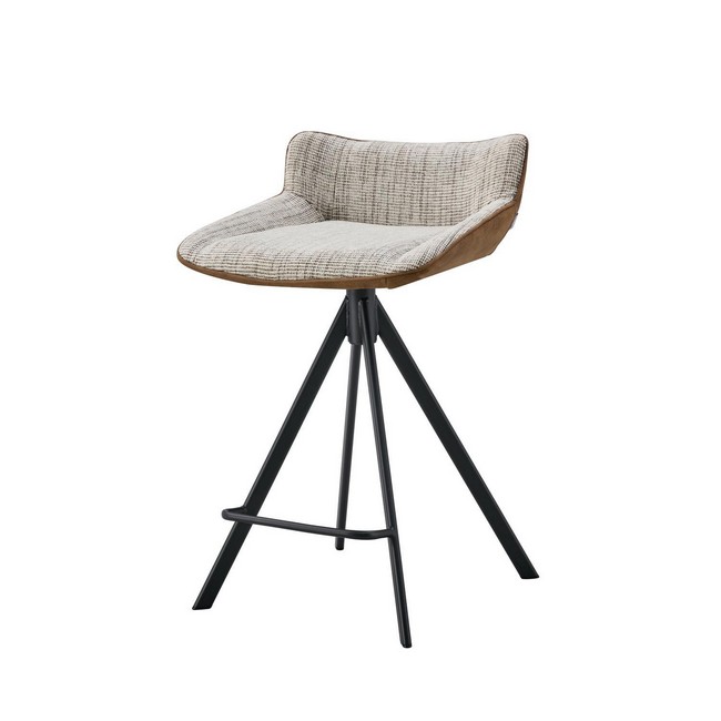 Taburete bajo gary taupe 00SL120730 - Imagen 1