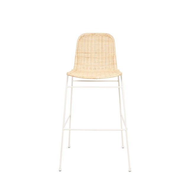 Taburete carlo natural-blanco 00SL121817 - Imagen 4