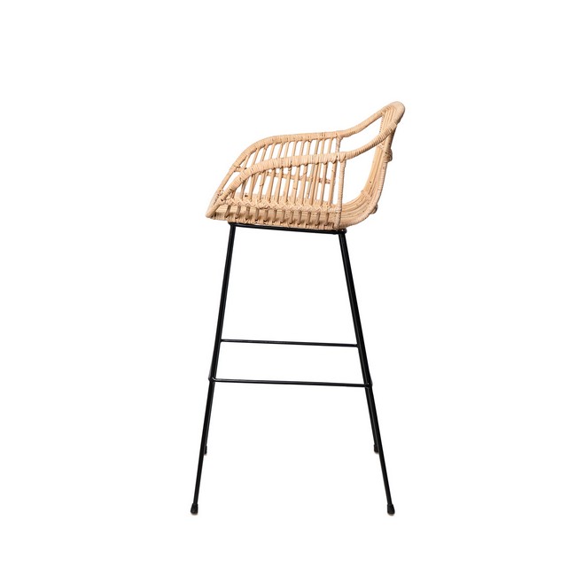 Taburete gian natural-negro 00SL122307 - Imagen 3