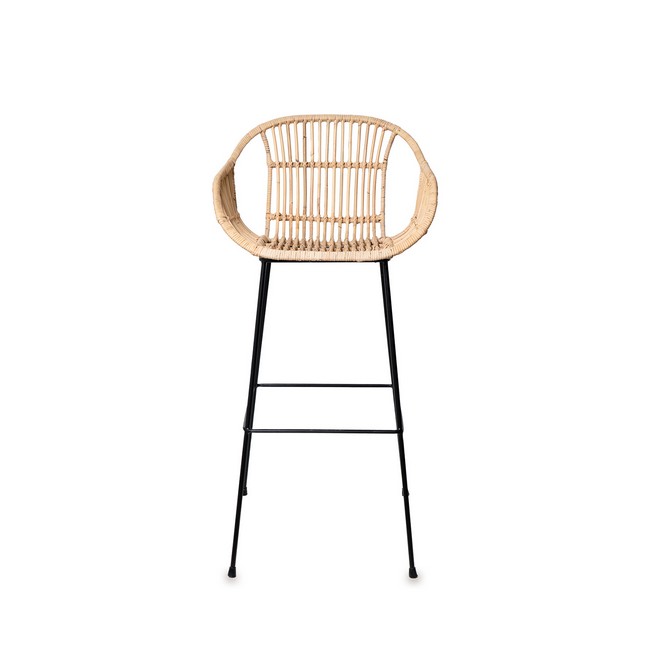 Taburete gian natural-negro 00SL122307 - Imagen 4