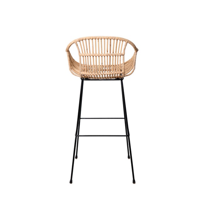 Taburete gian natural-negro 00SL122307 - Imagen 5