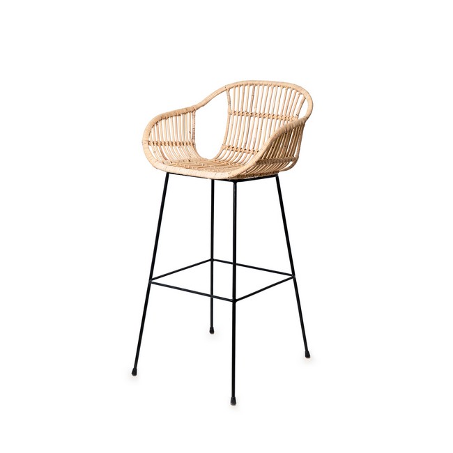 Taburete gian natural-negro 00SL122307 - Imagen 1