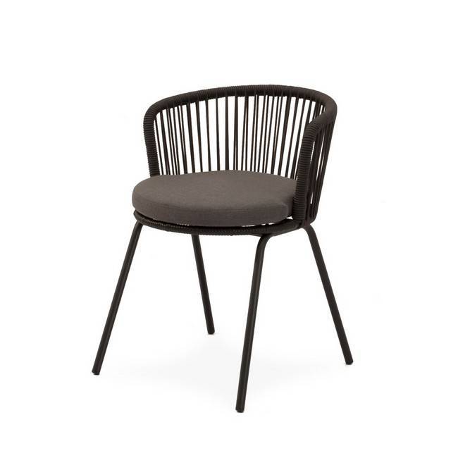 Silla exterior vilma gris 00SL500122 - Imagen 1